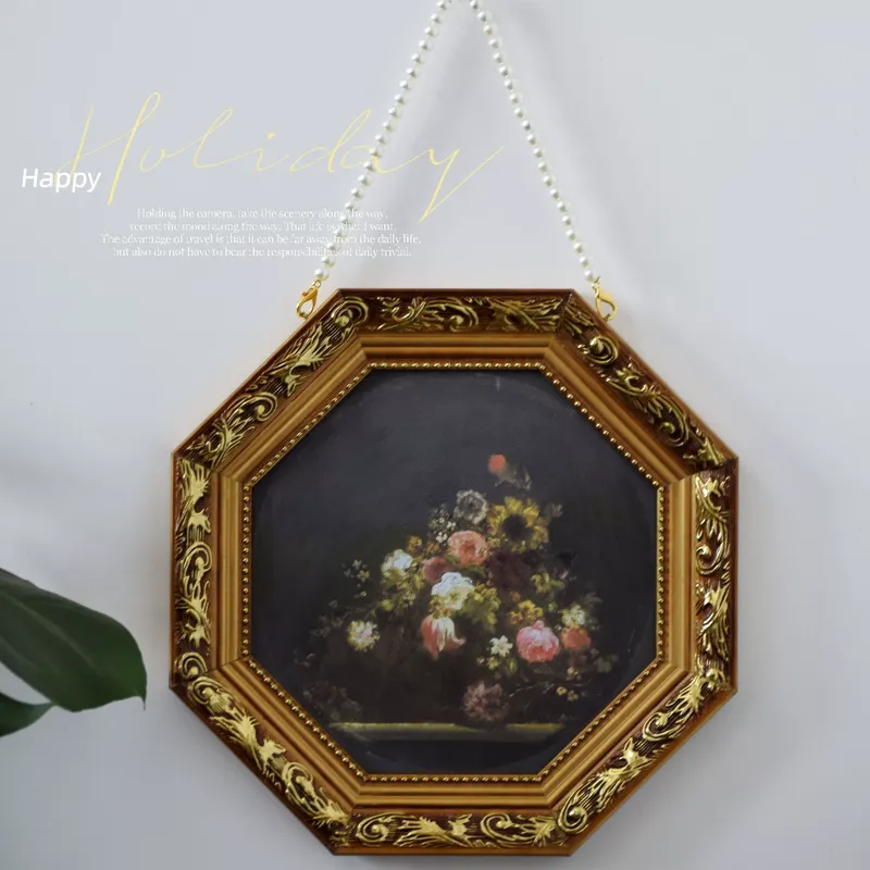 Luxury Lifestyle Niche - Lampada Decorativa Ottagonale Retrò con Catena